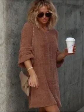 Vici Fore chenille sweater dress